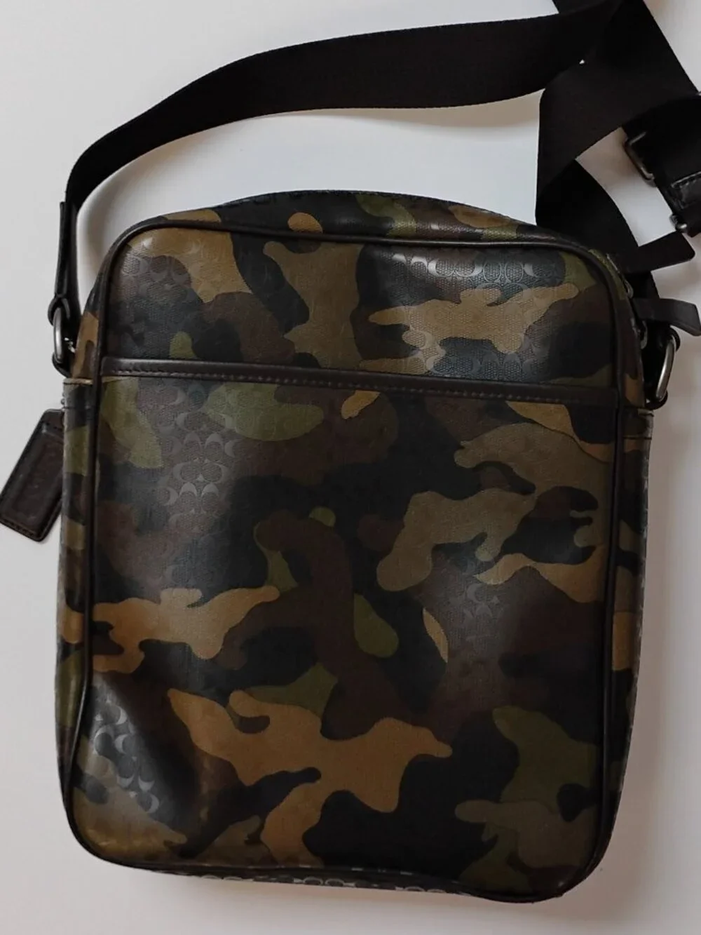 Coach Houston Flight Bag in Signature Camo Print